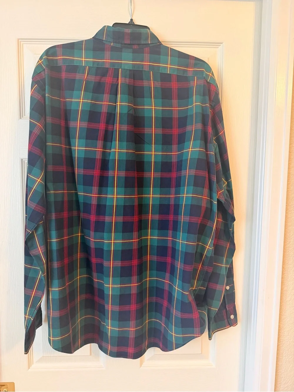 Polo by Ralph Lauren Teal, Navy & Red Plaid Button-Down Shirt